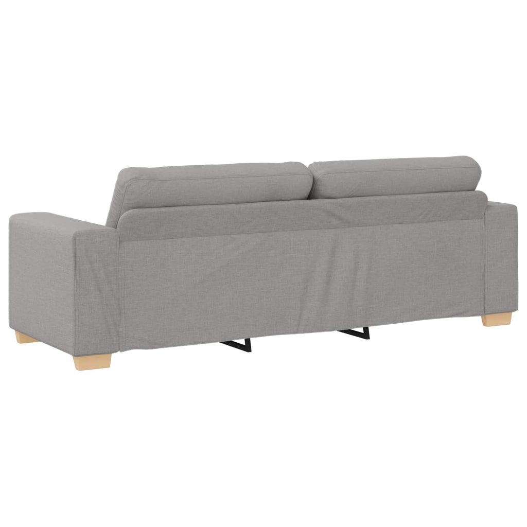 3-Sitzer-Sofa Wolkengrau 220 cm Stoff