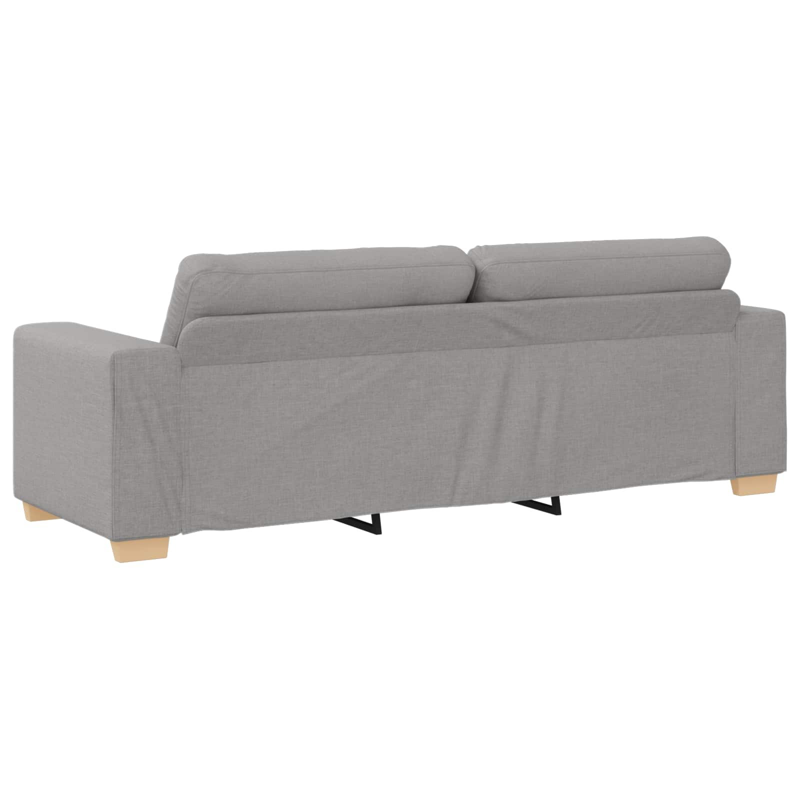 3-Sitzer-Sofa Wolkengrau 220 cm Stoff