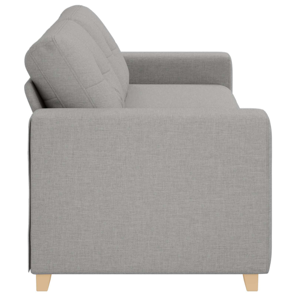 3-Sitzer-Sofa Wolkengrau 220 cm Stoff