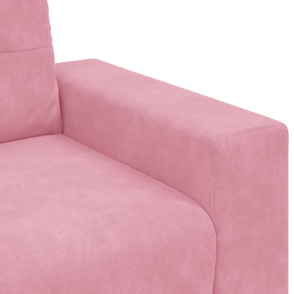 Sessel Rosa 100x78x80 cm Samt