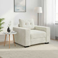 Sessel Creme 100x78x80 cm Samt
