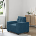 Sessel Blau 100x78x80 cm Samt