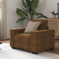 Sofa-Sessel Braun 100 cm Kunstwildleder