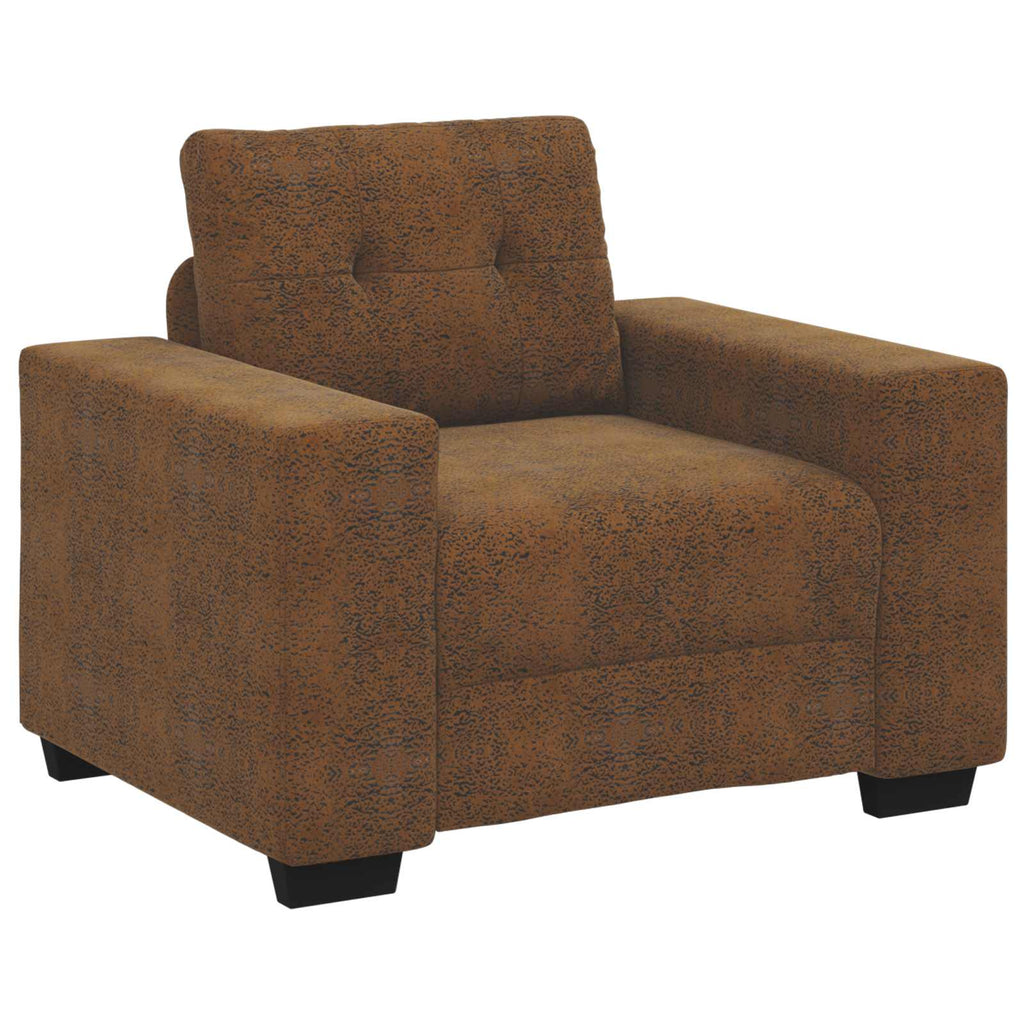 Sofa-Sessel Braun 100 cm Kunstwildleder