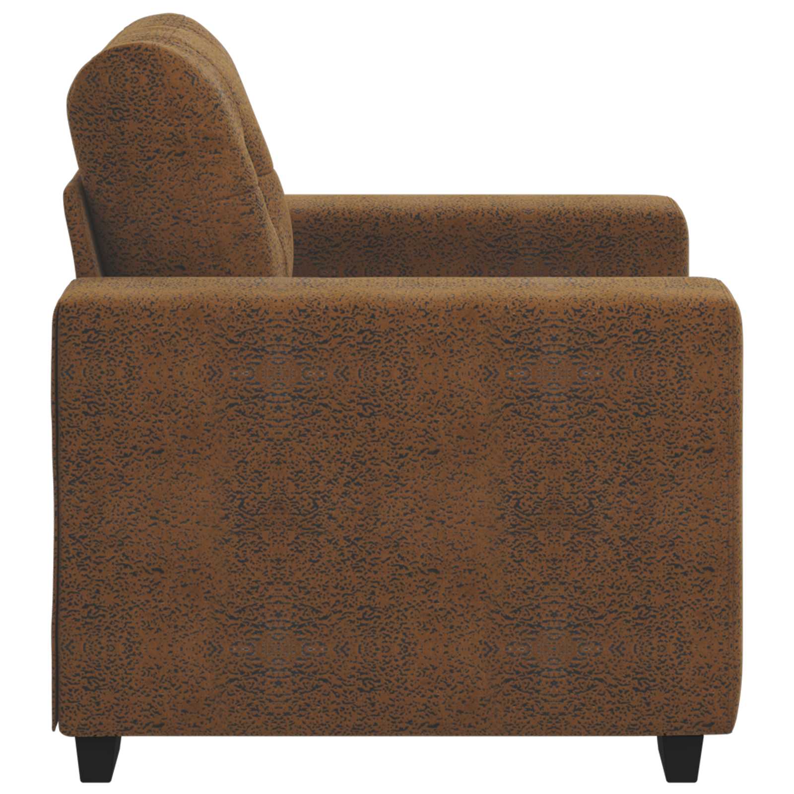 Sofa-Sessel Braun 100 cm Kunstwildleder