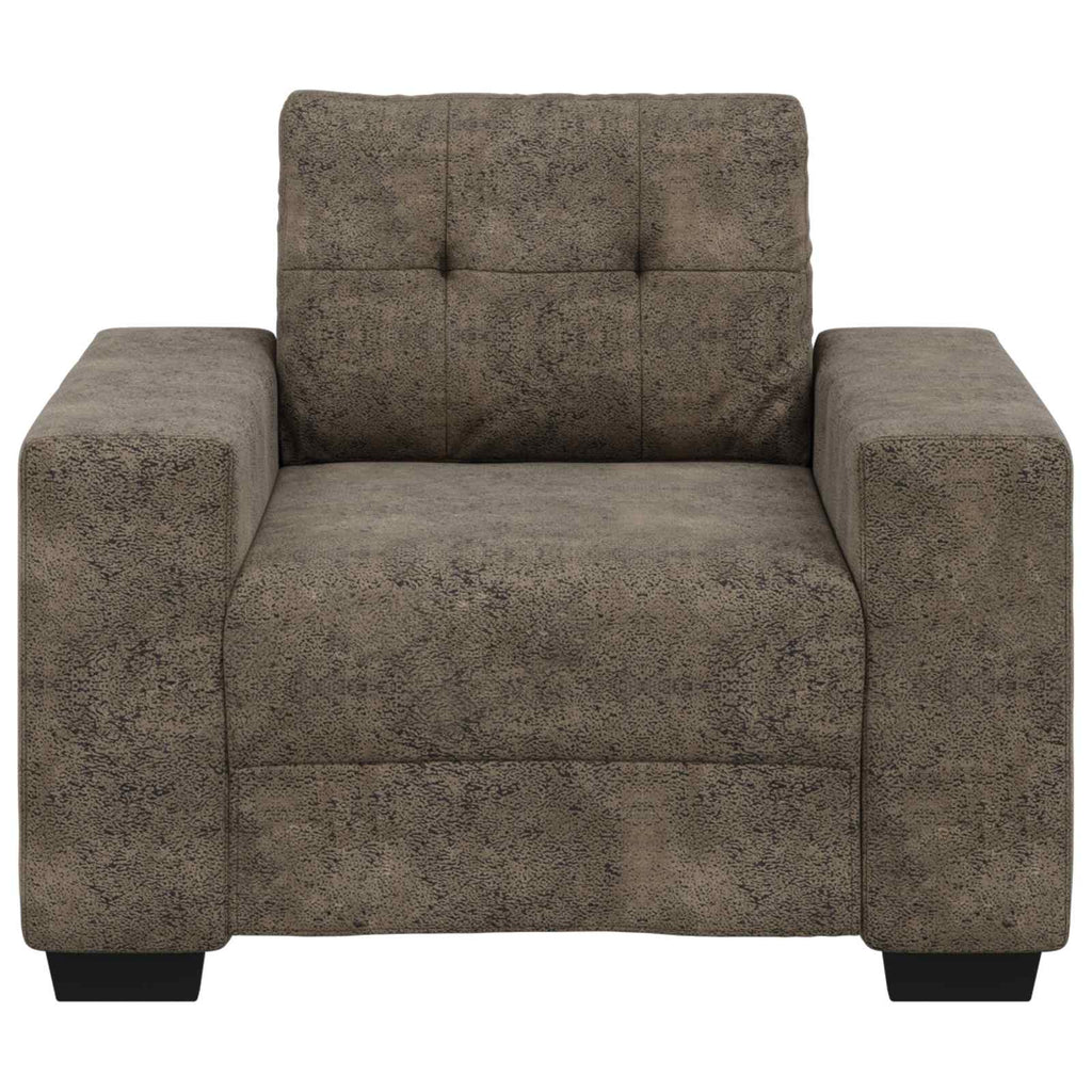 Sofa-Sessel Dunkelgrau 100 cm Kunstwildleder