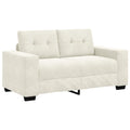 Zweisitzer-Sofa Creme 160 cm Samt