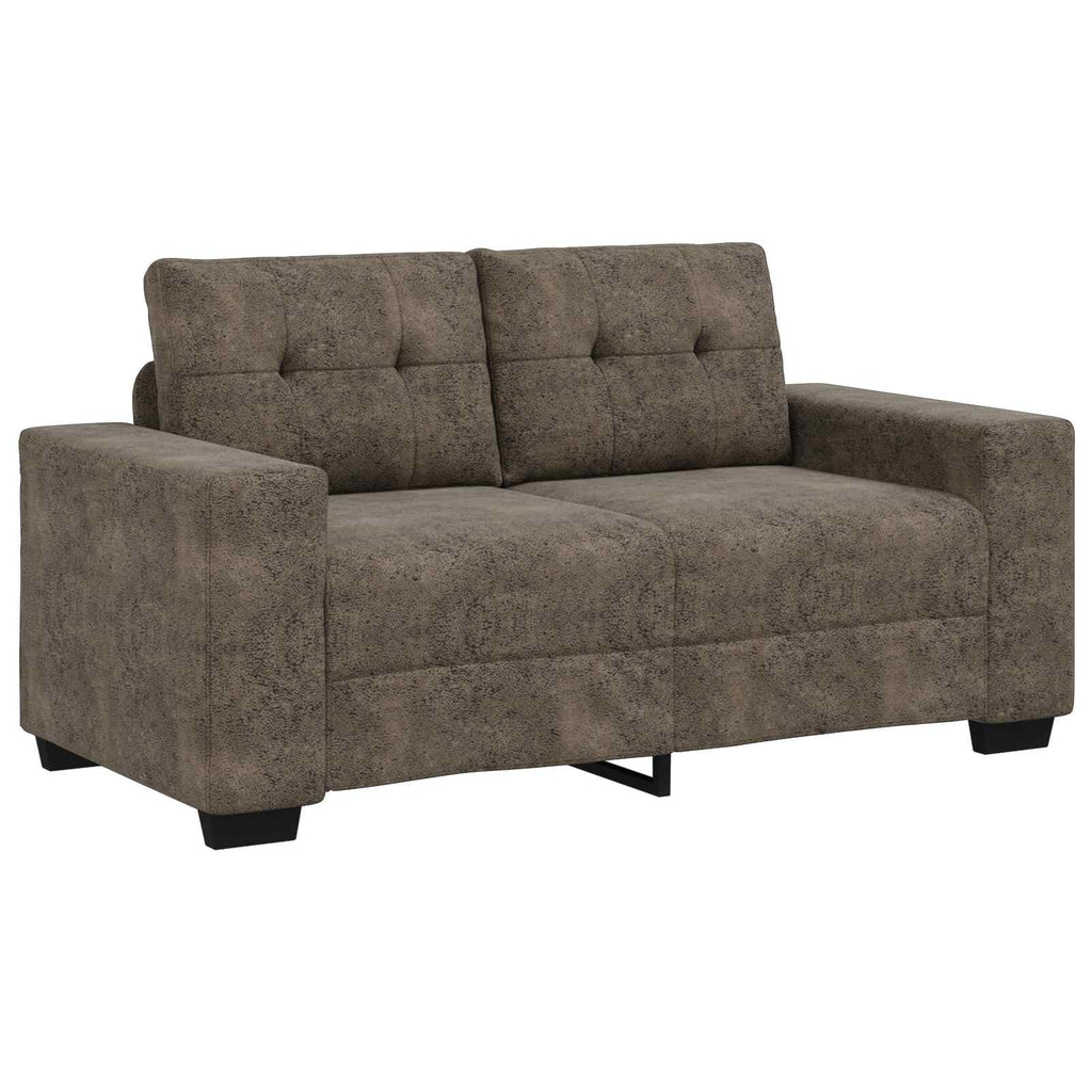 Liebesessel Dunkelgrau 160 cm Kunstwildleder