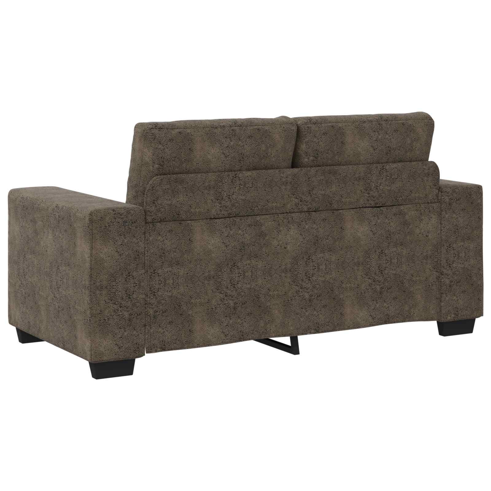 Liebesessel Dunkelgrau 160 cm Kunstwildleder