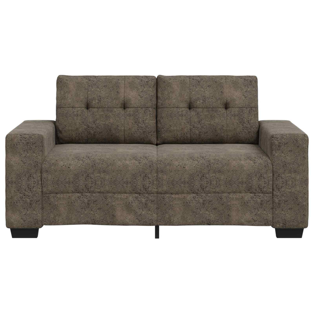 Liebesessel Dunkelgrau 160 cm Kunstwildleder