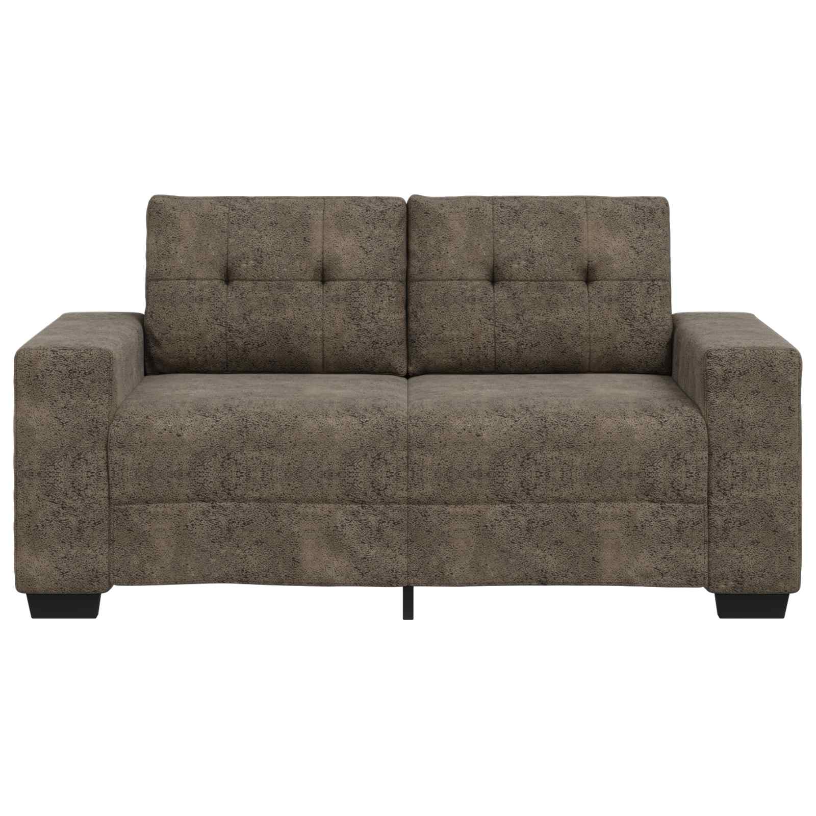 Liebesessel Dunkelgrau 160 cm Kunstwildleder