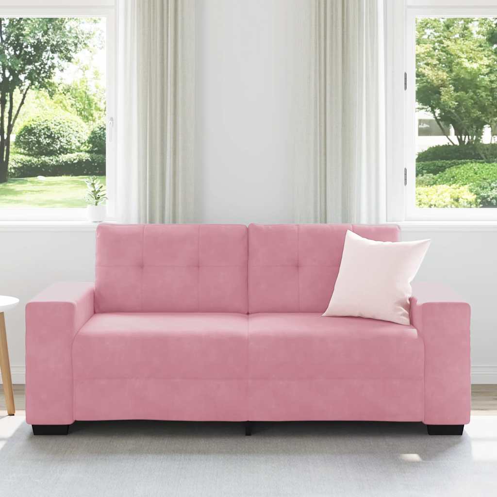 Zweisitzer-Sofa Rosa 180x77x82 cm Samt