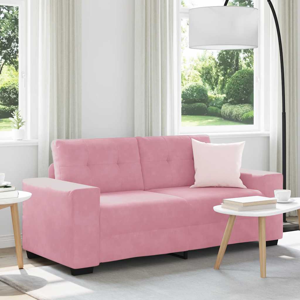 Zweisitzer-Sofa Rosa 180x77x82 cm Samt