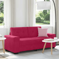 Zweisitzer-Sofa Weinrot 180x77x82 cm Samt