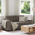 Zweisitzer-Sofa Dunkelgrau 180 cm Kunstleder