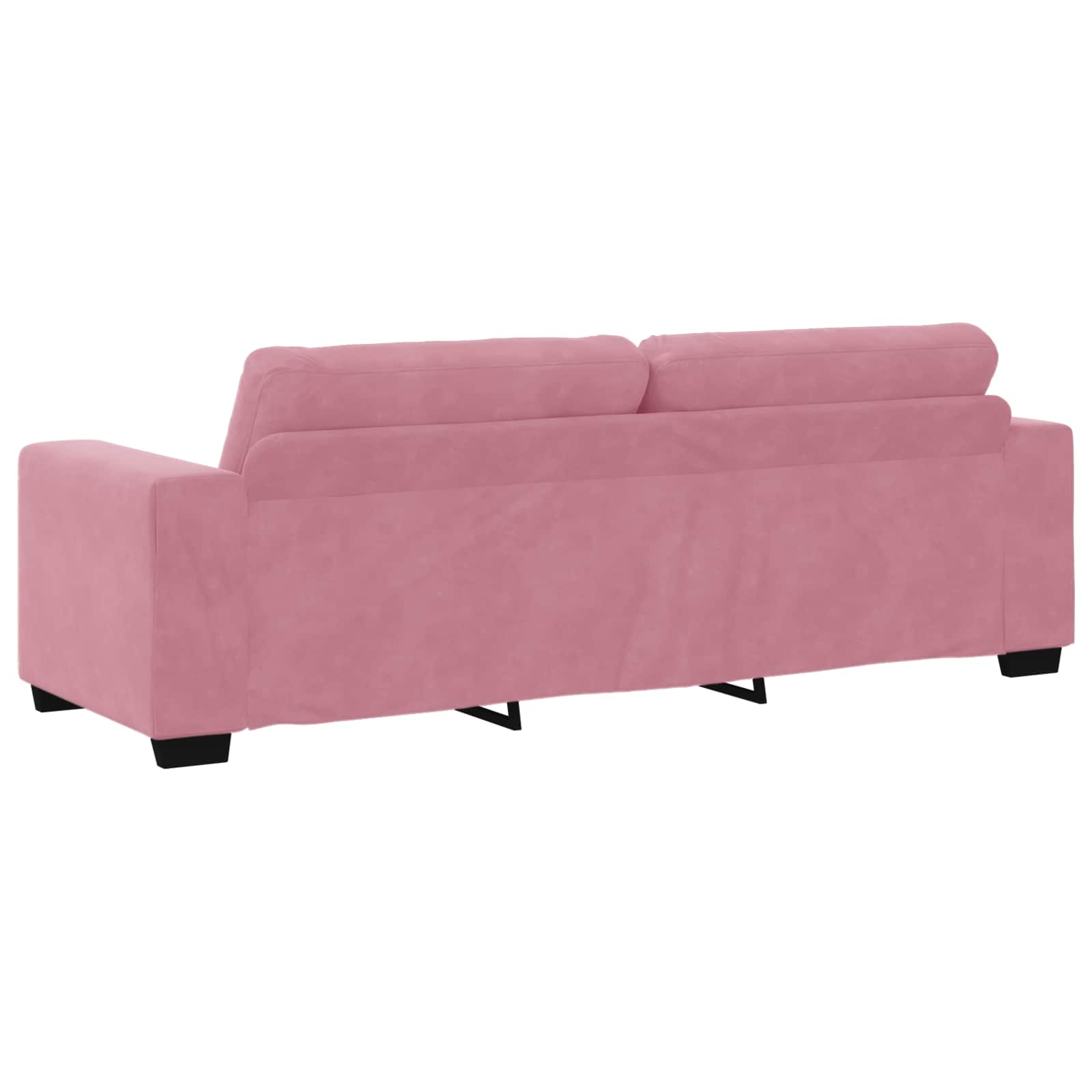 3-Sitzer-Sofa Rosa 220 cm Samt