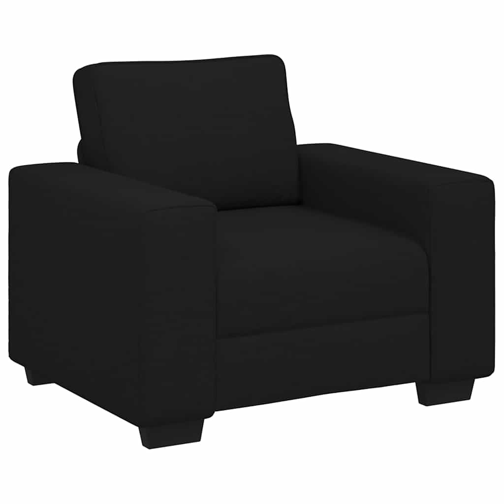 Sessel Schwarz 100x77x82 cm Stoff