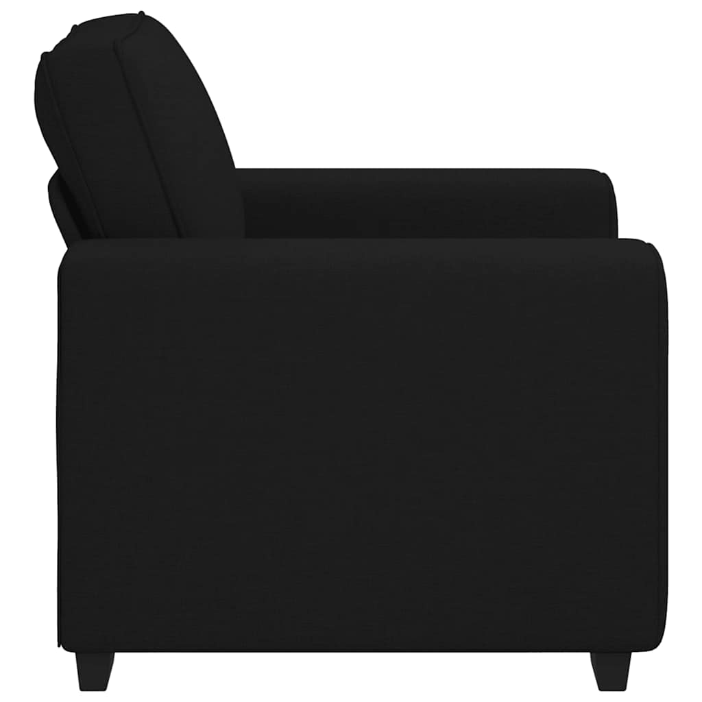 Sessel Schwarz 100x77x82 cm Stoff