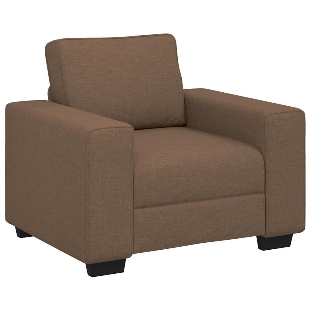 Sessel Braun 100x77x82 cm Stoff