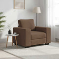 Sessel Braun 100x77x82 cm Stoff