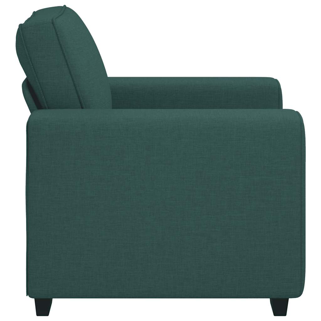 Sessel Dunkelgrün 100x77x82 cm Stoff