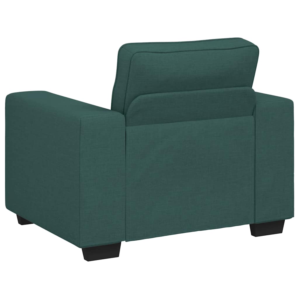 Sessel Dunkelgrün 100x77x82 cm Stoff
