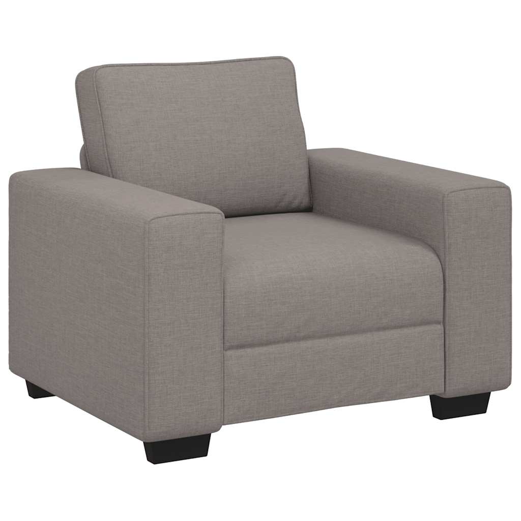 Sessel Taupe 100x77x82 cm Stoff