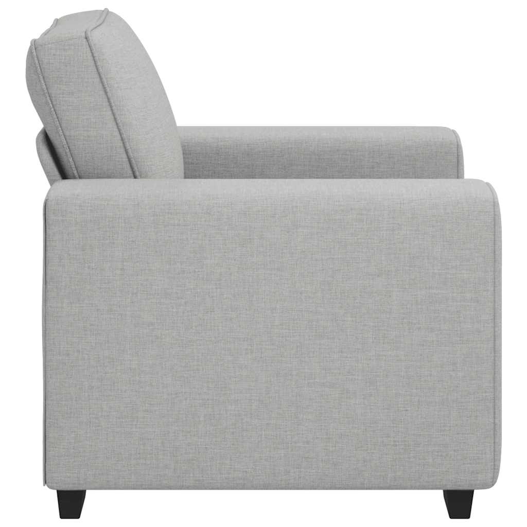Sessel Wolkengrau 100x77x82 cm Stoff