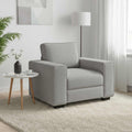Sessel Wolkengrau 100x77x82 cm Stoff