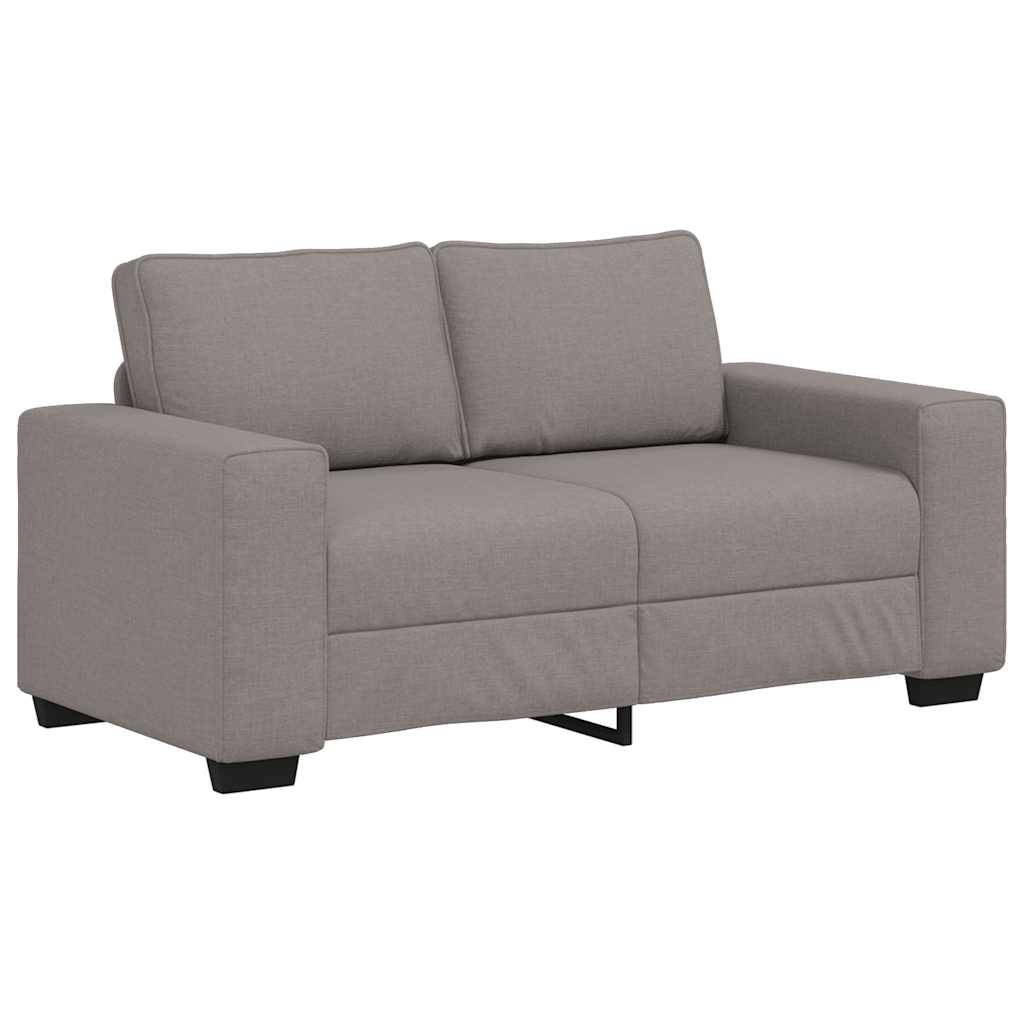 2-Sitzer-Sofa Taupe 160x77x82 cm Stoff