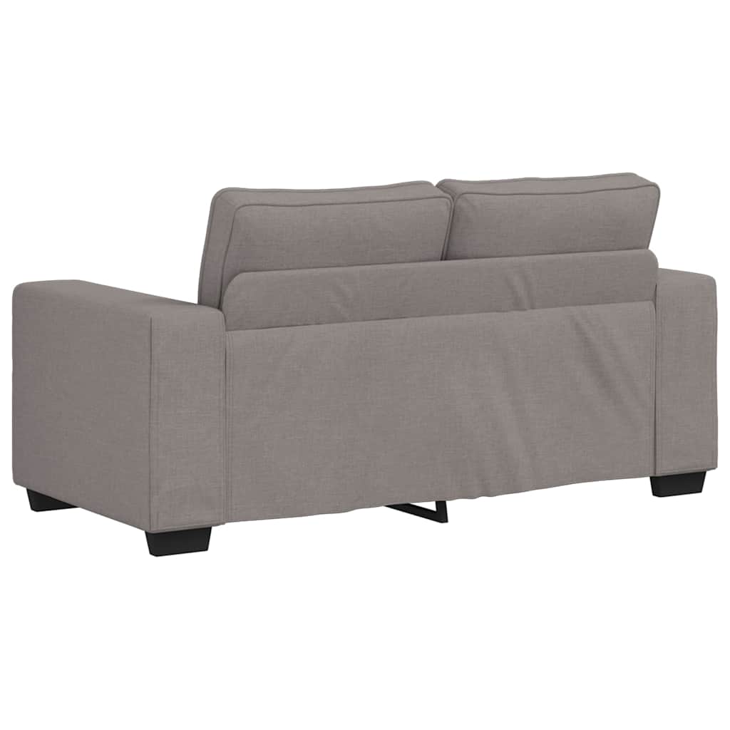 2-Sitzer-Sofa Taupe 160x77x82 cm Stoff