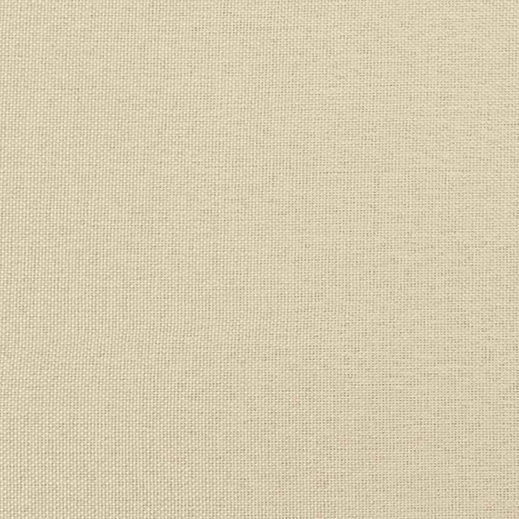 2-Sitzer-Sofa Creme 160x77x82 cm Stoff