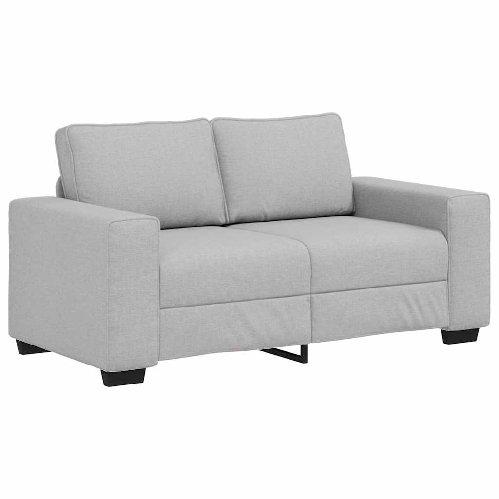 2-Sitzer-Sofa Wolkengrau 160x77x82 cm Stoff