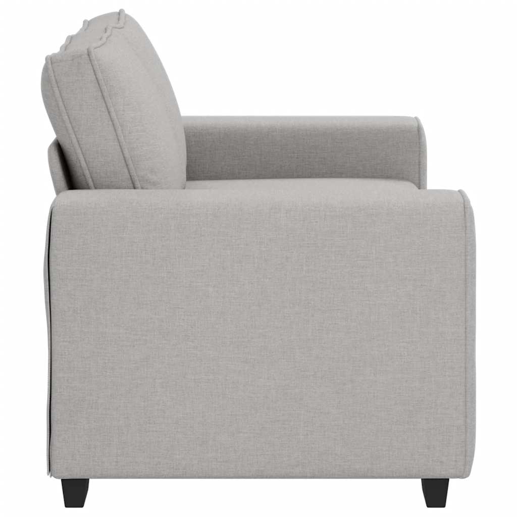 2-Sitzer-Sofa Wolkengrau 160x77x82 cm Stoff