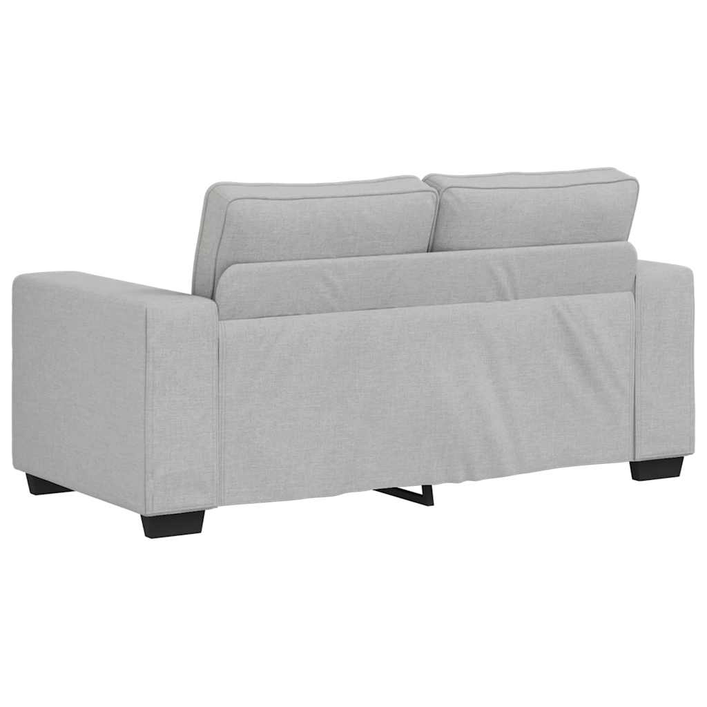 2-Sitzer-Sofa Wolkengrau 160x77x82 cm Stoff