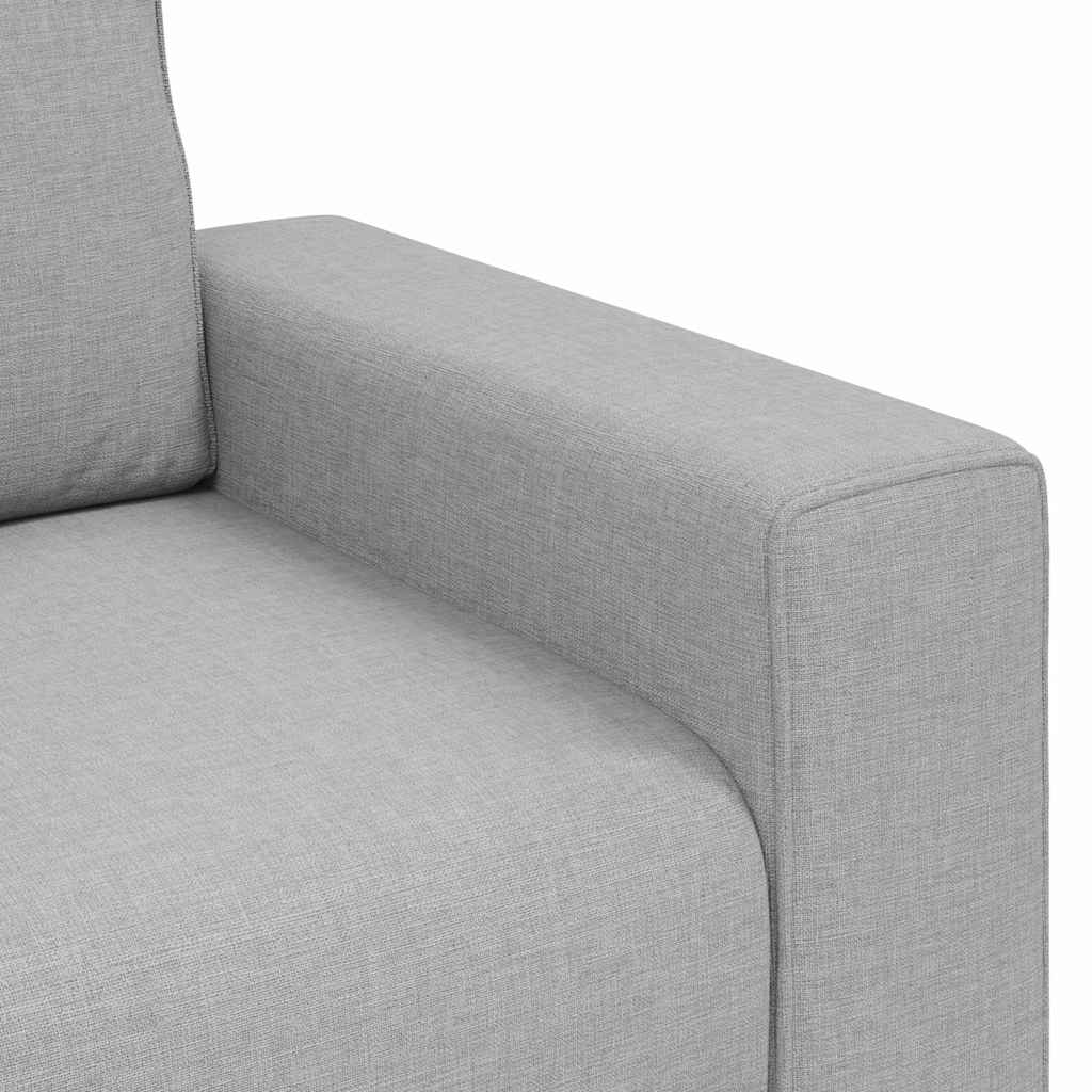 2-Sitzer-Sofa Wolkengrau 160x77x82 cm Stoff