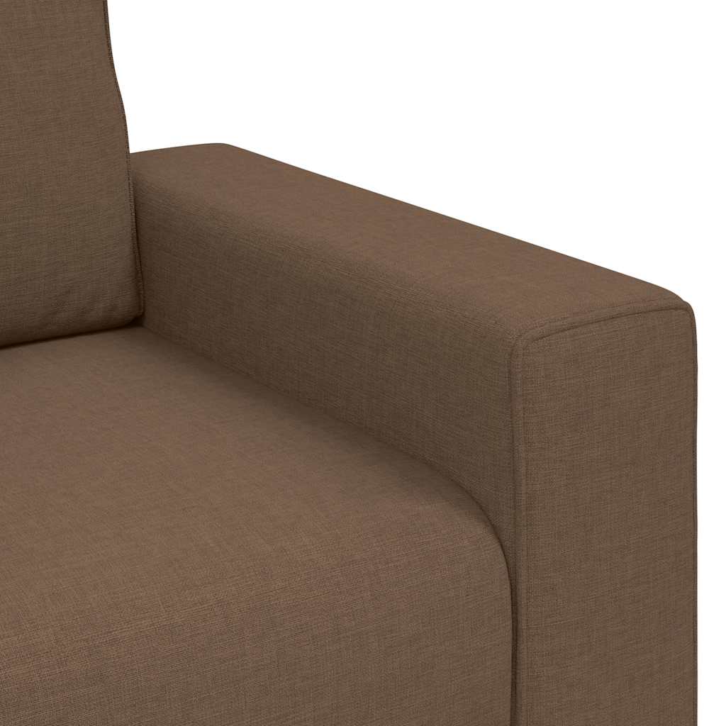 2-Sitzer-Sofa Braun 180x77x82 cm Stoff