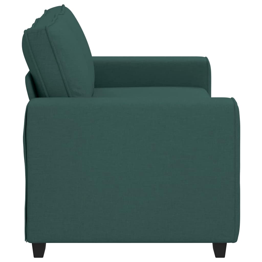 2-Sitzer-Sofa Dunkelgrün 180x77x82 cm Stoff