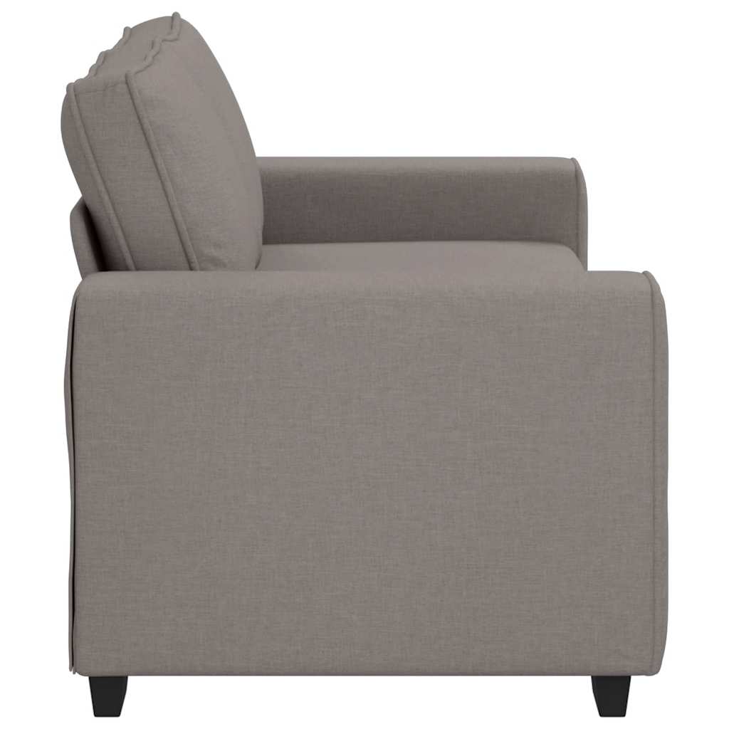 2-Sitzer-Sofa Taupe 180x77x82 cm Stoff