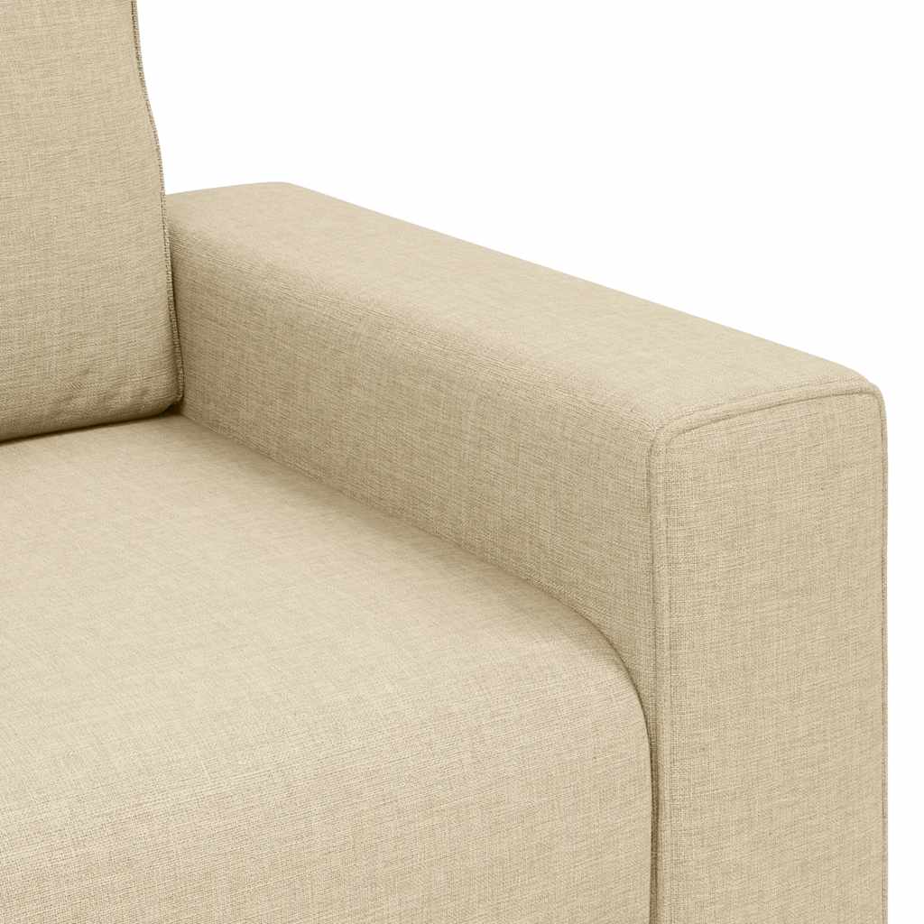 2-Sitzer-Sofa Creme 180x77x82 cm Stoff