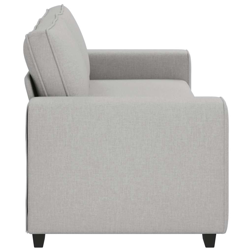 3-Sitzer-Sofa Wolkengrau 220x77x82 cm Stoff