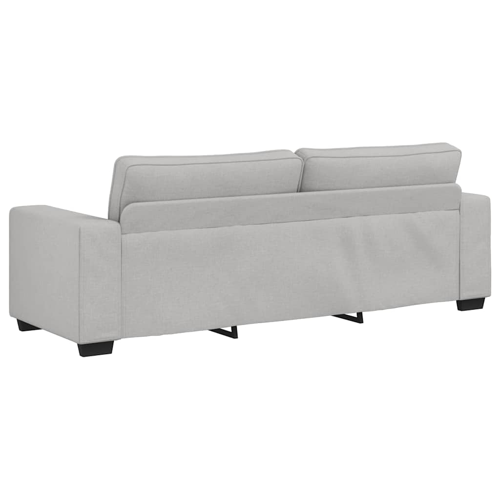 3-Sitzer-Sofa Wolkengrau 220x77x82 cm Stoff
