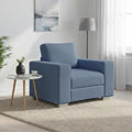 Sessel Blau 100x77x82 cm Cordstoff