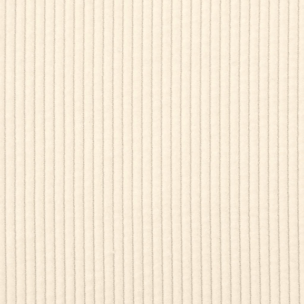 Zweisitzer-Sofa Creme 180x77x82 cm Cordstoff