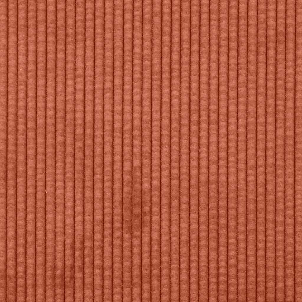 Zweisitzer-Sofa Rot Orange 180x77x82 cm Cordstoff