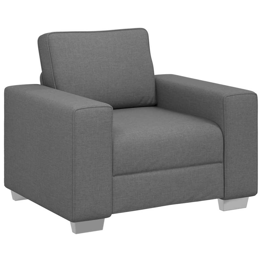 Sofa-Sessel Dunkelgrau 100 cm Stoff