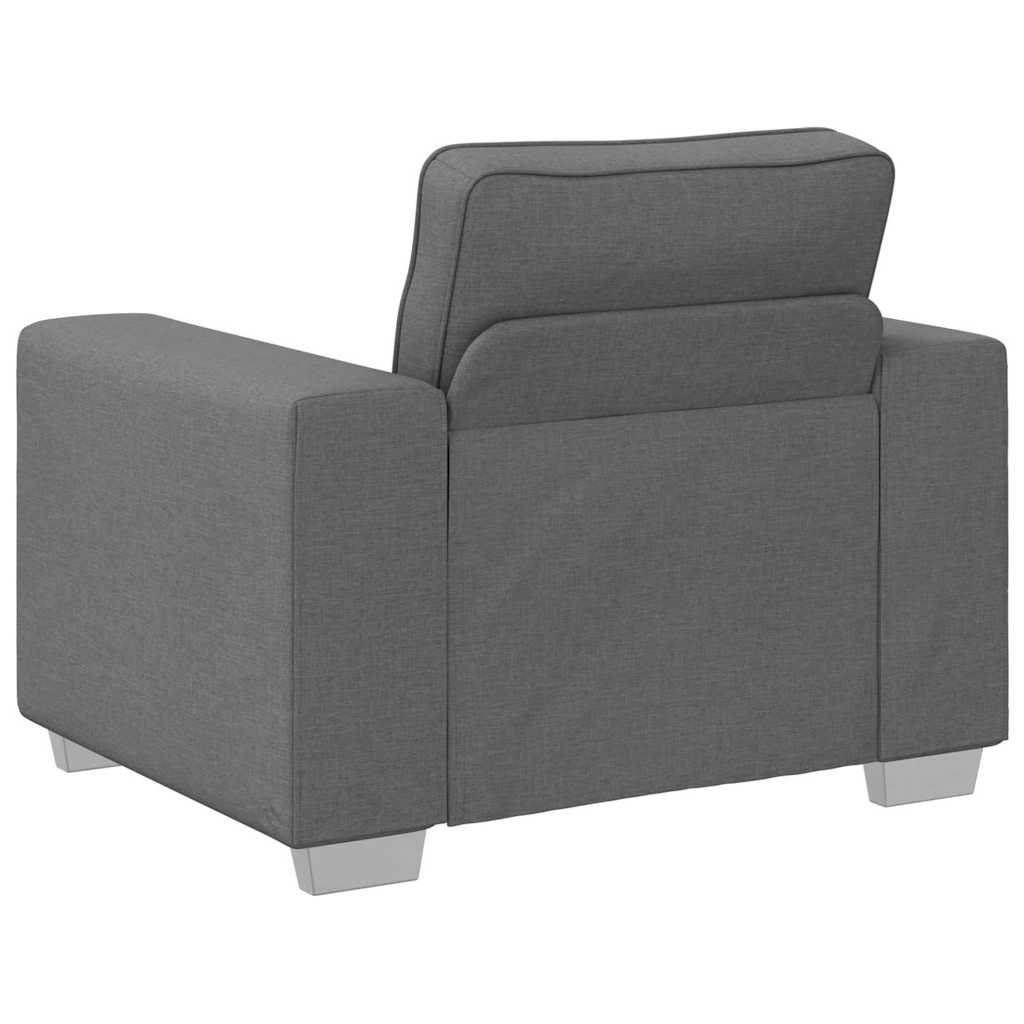 Sofa-Sessel Dunkelgrau 100 cm Stoff