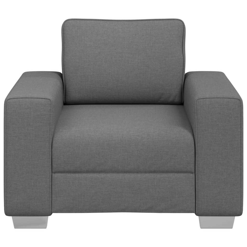 Sofa-Sessel Dunkelgrau 100 cm Stoff