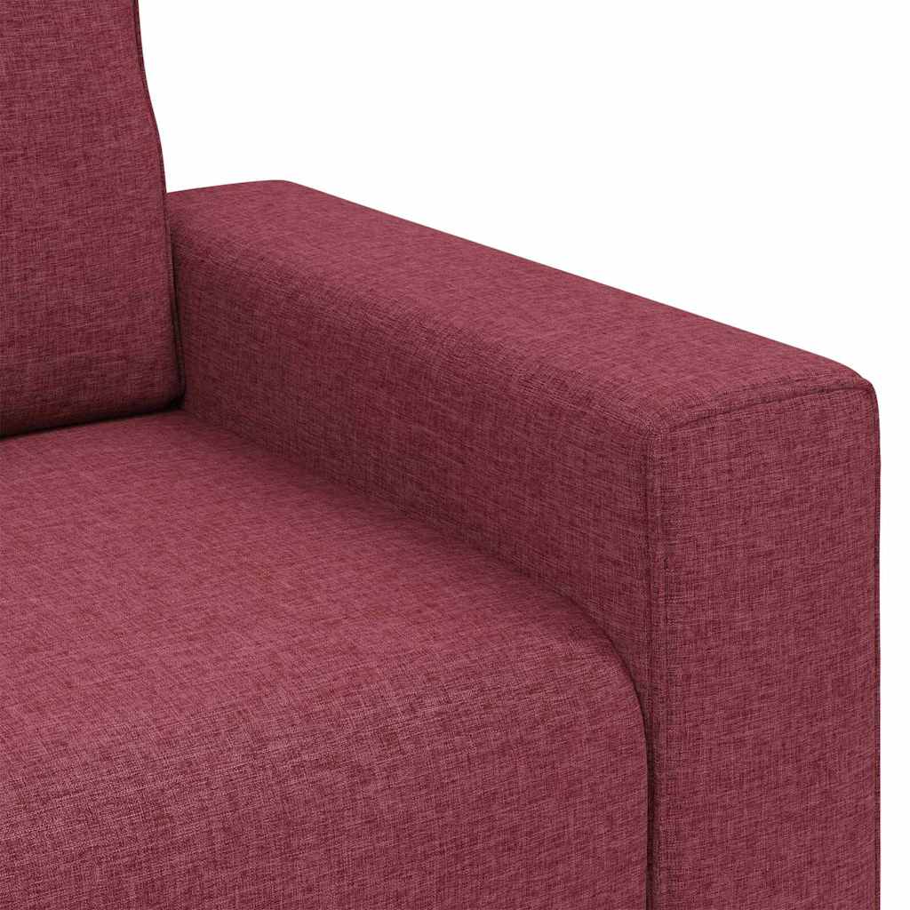Sofa-Sessel Weinrot 100 cm Stoff
