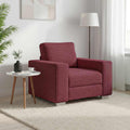 Sofa-Sessel Weinrot 100 cm Stoff